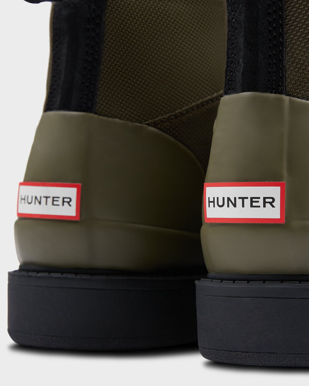 Botins Hunter Feminina Pretas/Verde Oliva - Original Insulated Commando - 75BNLEOZI